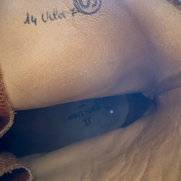 John Lobb vintage tan leather men’s boots. Excellent condition. - Picture 4 of 4